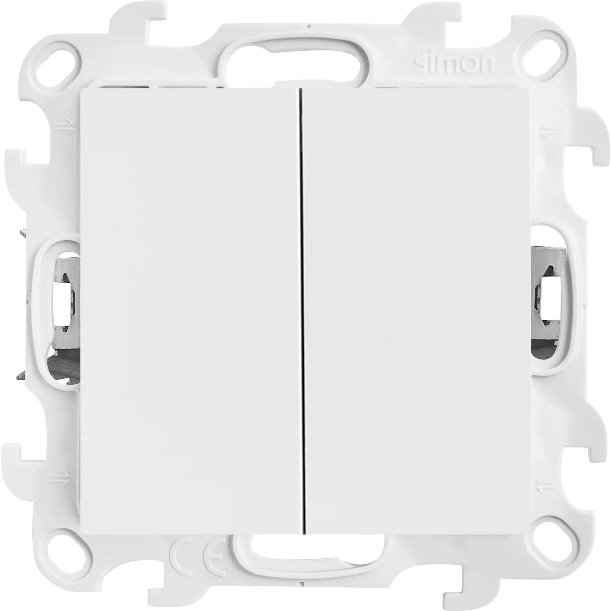 24 Harmonie Push&Go 2420101-038 Выключатель одноклавишный (10 А, под рамку, скрытая установка, графит) Simon - фото №10