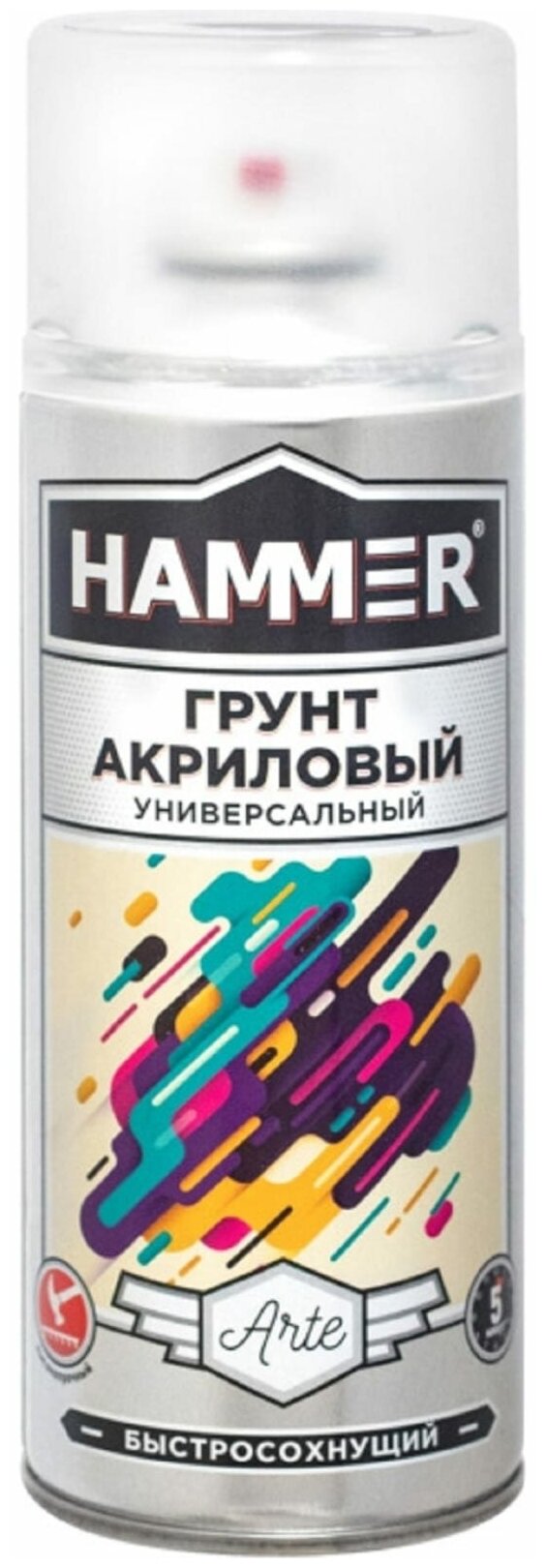 Грунт акриловый HAMMER черный 0,52 л