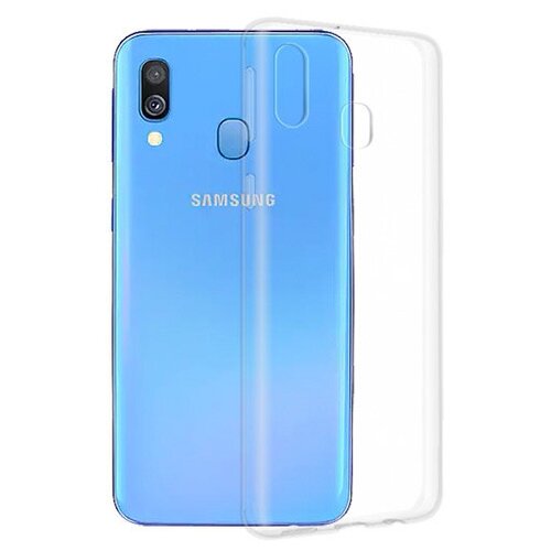 Силиконовый чехол для Samsung Galaxy A40 A405 прозрачный 1.0 мм силиконовый чехол activ sc146 для samsung a405 galaxy a40 принт 008