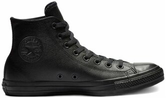 Кожаные кеды Converse (конверс) Chuck Taylor All Star 135251 черные (39.5)