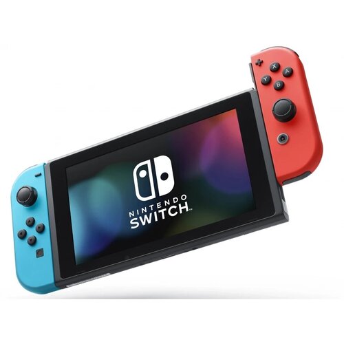 Игровая приставка Nintendo Switch rev2 32 ГБ неоновый красныйнеоновый синий 2999000₽