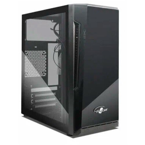 Корпус mATX Eurocase MA03 черный, без БП, закаленное стекло, USB3.0 (Eurocase MA03)