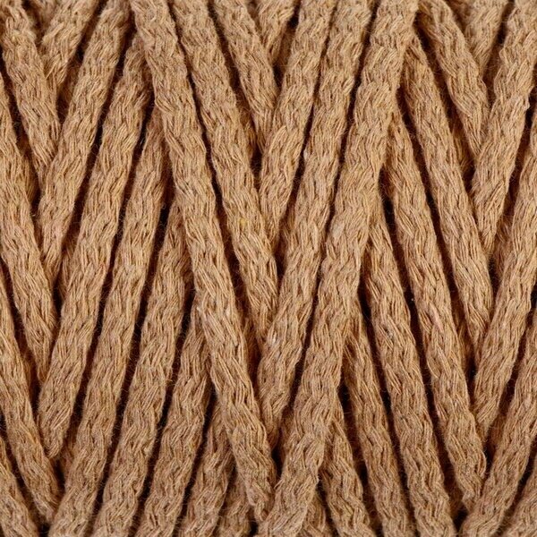 Шнур для вязания "Пухлый" 100% хлопок ширина 5мм 100м