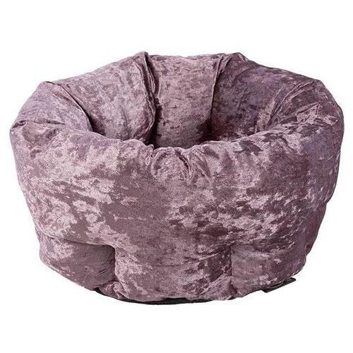 Лежак для собак Scruffs Velvet Donut Bed 45х45 см 45 см 45 см круглая фиолетовый