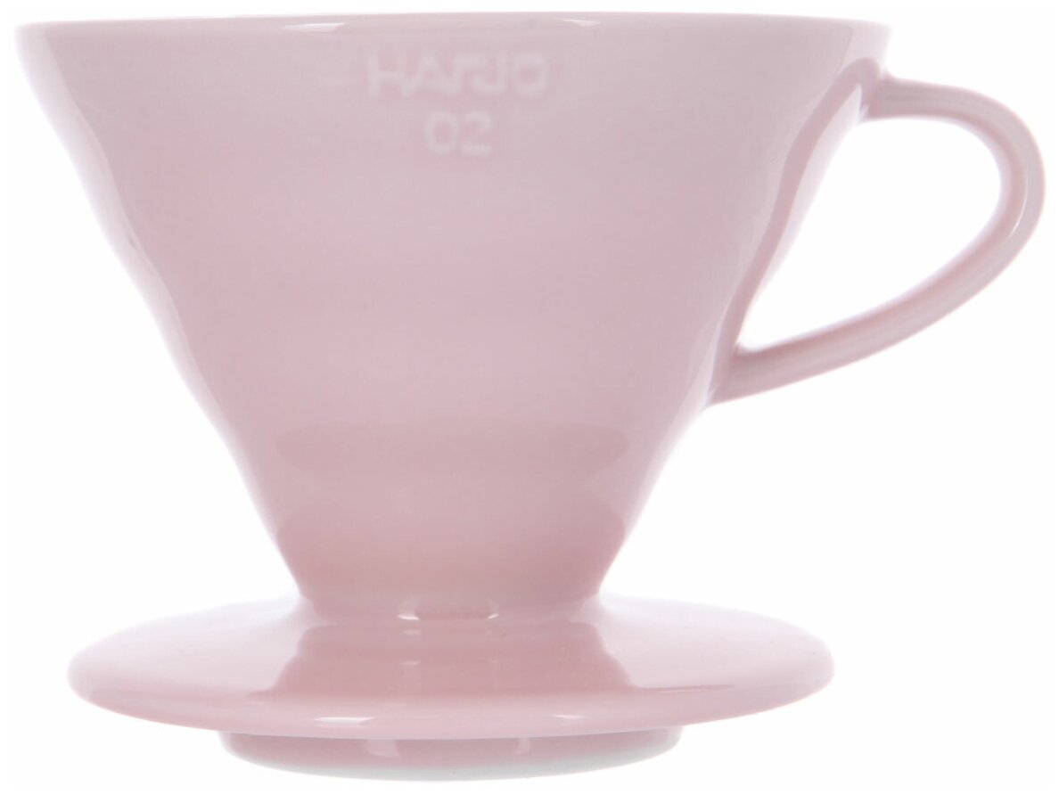 Воронка HARIO керамическая для приготовления кофе, розовый VDC-02-PPR-UEX