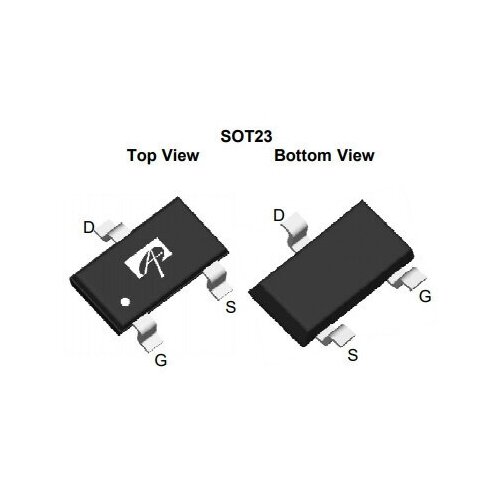 si7655dn p channel mosfet 20v 31a Микросхема AO3419L P-Channel MOSFET 20V 3.5A SOT23