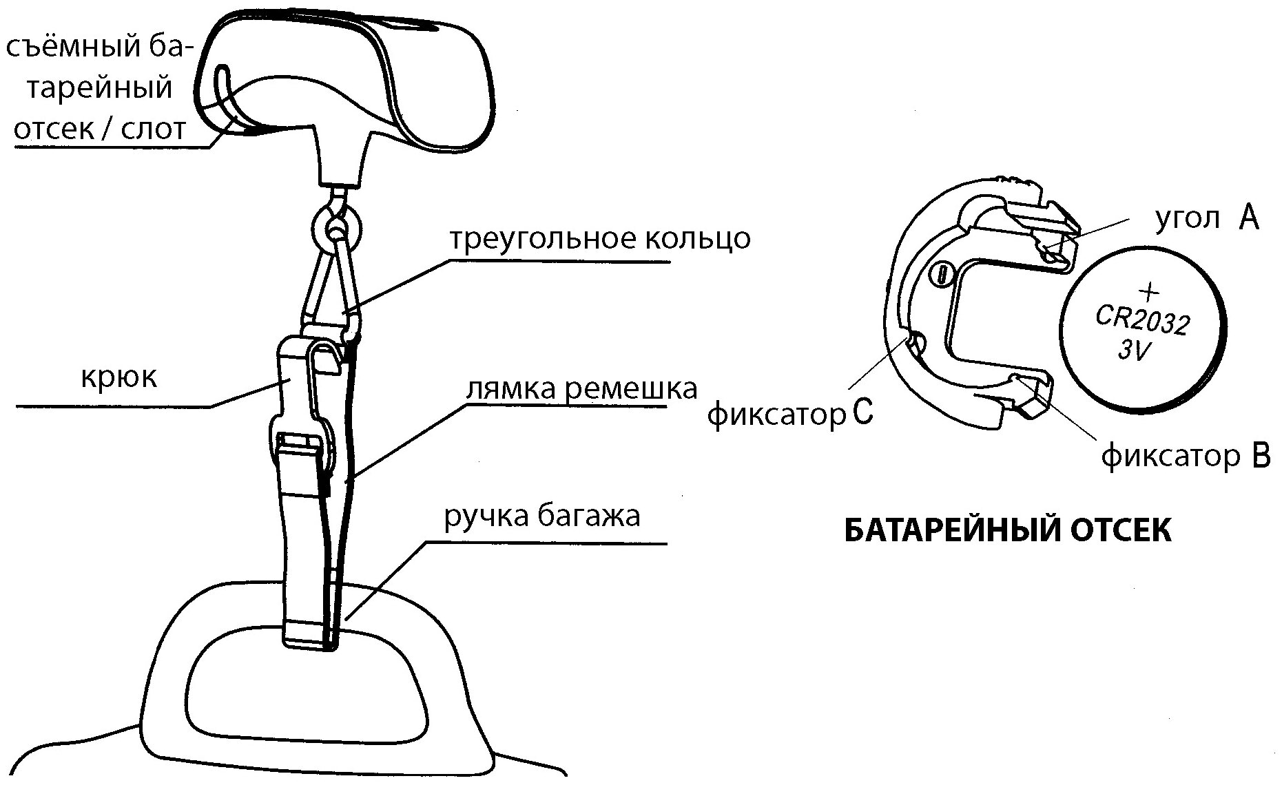 Электронные весы для багажа в дорогу 0-50 кг, OneLumen W100. - фотография № 7