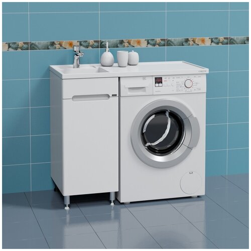 Тумба напольная СаНта Лондон 39 под раковину над стиральной машиной