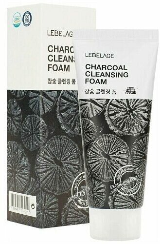 Пенка для умывания с древесным углем Lebelage Charcoal Cleansing Foam 100ml