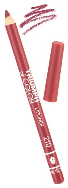 TF Cosmetics карандаш для губ Triumph Of Color Lipliner, 210 малиновый