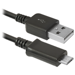 USB кабель Defender USB08-03H USB2.0 AM-MicroBM, 1.0м пакет - изображение