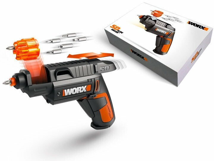 Отвертка аккумуляторная WORX SD Slide Driver WX254.4