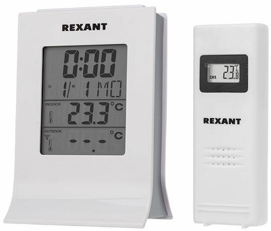 REXANT (70-0595) метеостанция С беспроводным выносным датчиком