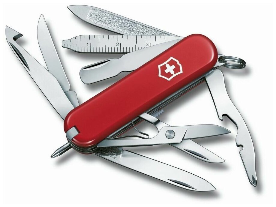 Нож многофункциональный VICTORINOX MiniChamp красный