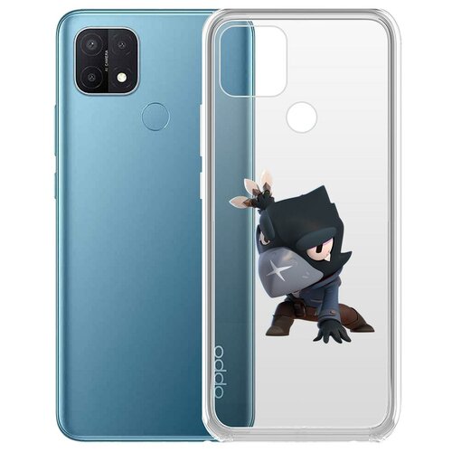 фото Чехол-накладка clear case brawl stars-ворон для oppo a15 krutoff group
