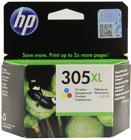 Картридж HP 305XL многоцветный (3ym63ae) - фотография № 12