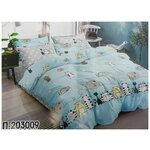 Комплект постельного белья с одеялом Ангел Лакки 1,5 сп, поплин, наволочка 70х70 - изображение