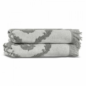 Полотенце из хлопка Hamam, Heritage, 50*100 см, серый (grey)