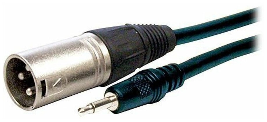 Переходник штекер XLR 3 pin штекер 3,5мм