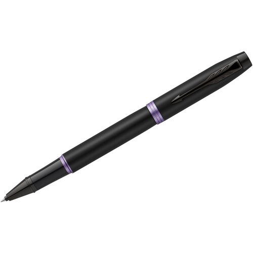 ручка роллер im professionals amethyst purple черно фиолетовая подар уп 2172950 Ручка-роллер Parker IM Professionals Amethyst Purple BT, черная, 0,8 мм, подарочная упаковка (2172950)