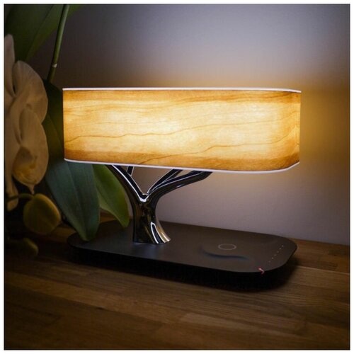 Умный светильник с беспроводной зарядкой и колонкой HomeTree Light Of the Tree (YT-M1602-B2C)