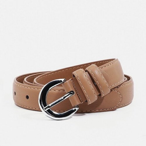 фото Ремень сима-ленд, размер 105, бежевый сима-лэнд