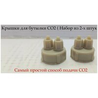 Крышки для бутылки CO2 ( Набор из 2-х штук )