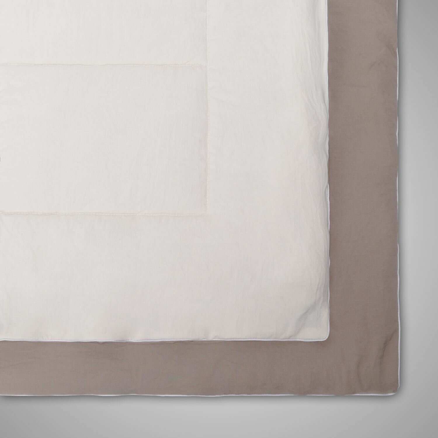 Гипоаллергенное одеяло SONNO TWIN 2-спальное, 170х205 см, цвет Бежевый/Мокко - фотография № 4