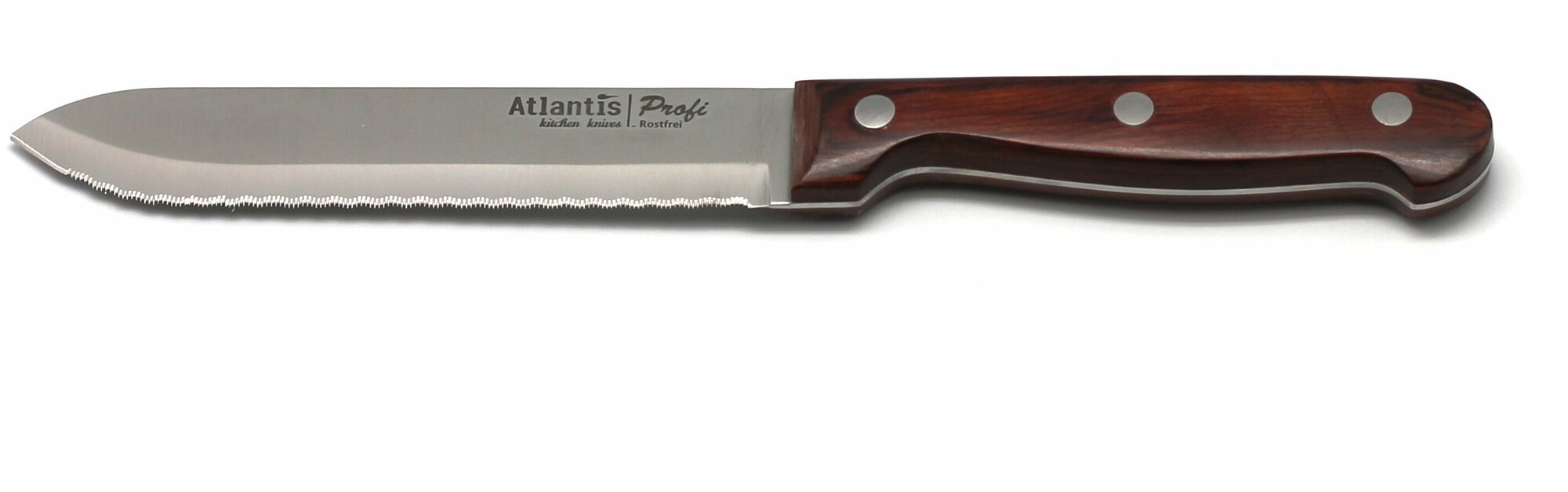 Нож для томатов "Atlantis" 14см, коричневый, 24415-SK