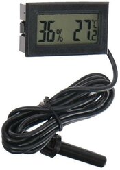 Термометр, гигрометр цифровой, ЖК-экран, провод 1.5 м 5186427