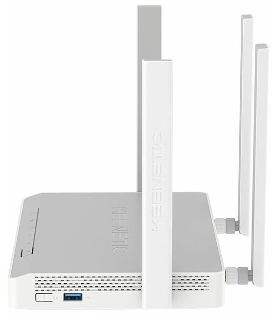 Маршрутизатор KEENETIC Keenetic Hero 4G+ (KN-2311) Гигабитный интернет-центр с модемом 4G+, Mesh Wi-Fi 6 AX1800, 4-портовым Smart-коммутатором и многофункциональным портом USB 3.0 — фото 1