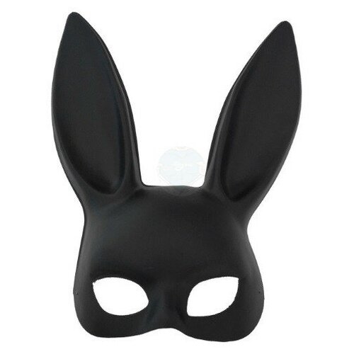 Карнавальная маска Чёрного кролика (матовая) маска размер s черный
