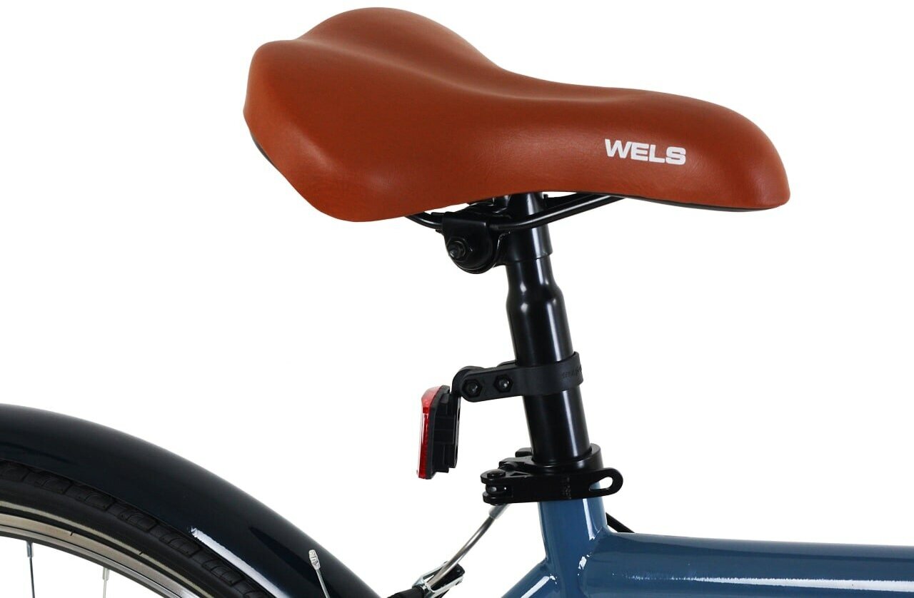 Велосипед Wels Senator (28", 500 мм, синий, 7ск, 2023)