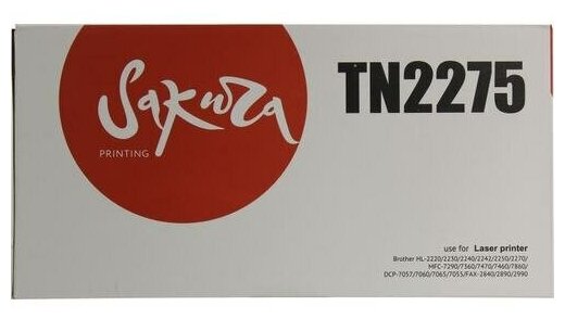 картридж Sakura TN2275 - фото №9