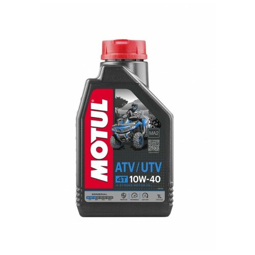 фото Масло моторное motul atv-utv 4t 10w-40 ( 1 l)