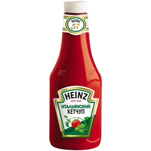 Кетчуп Heinz Итальянский, пластиковая бутылка, 800 г