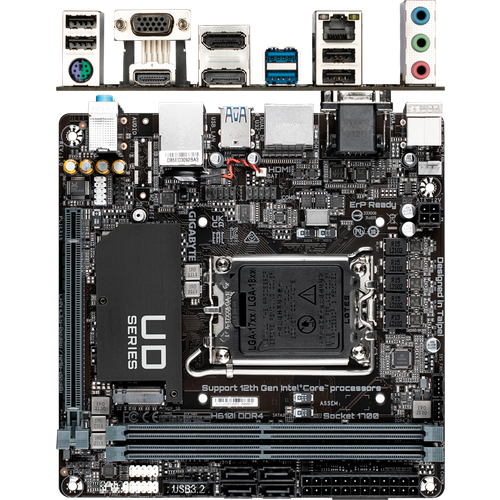 Материнская плата Gigabyte H610 LGA1700 DDR4 ( H610I DDR4 ) mini-ITX, Ret