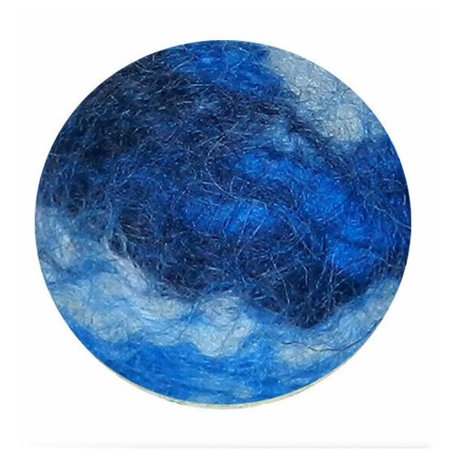 фото Мяч из шерсти livezoo wool синяя пыль 4 см