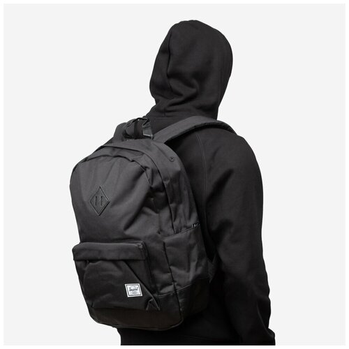 фото Рюкзак herschel heritage black/black 21,5l (21,5л)