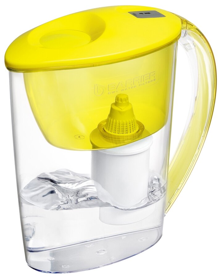Фильтр для воды Барьер Фит (бодрящий лимон) 2,5 л/1,1 л, для дверцы в холодильнике - фотография № 1