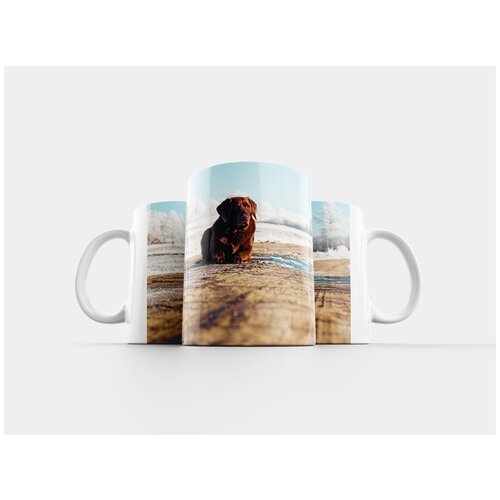 фото Кружка "собака, зима, снег" 320 мл lotsprints