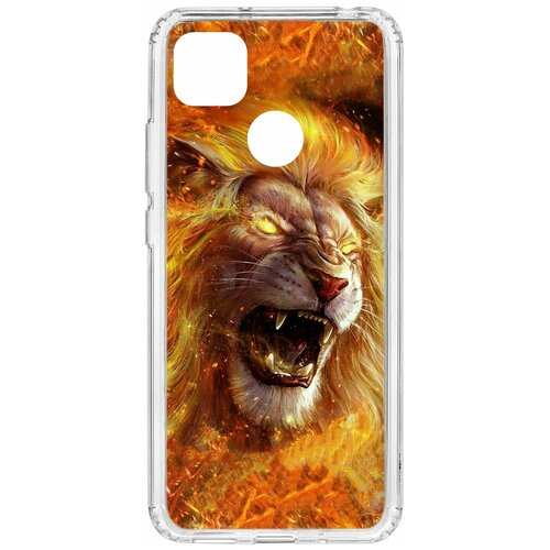 фото Чехол на xiaomi redmi 9c kruche print лев / чехол для xiaomi / чехол с рисунком / чехол с принтом / чехол для ксяоми / чехол для хаоми / бампер на сяоми / чехол накладка для ксяоми / противоударная накладка для xiaomi redmi mi / защита для redmi / защита на mi / cиликоновый чехол для xiaomi redmi / пластиковый чехол на ксиаоми / защитный чехол для хаоми / чехольчик / защита телефона / ударопрочный чехол кruче