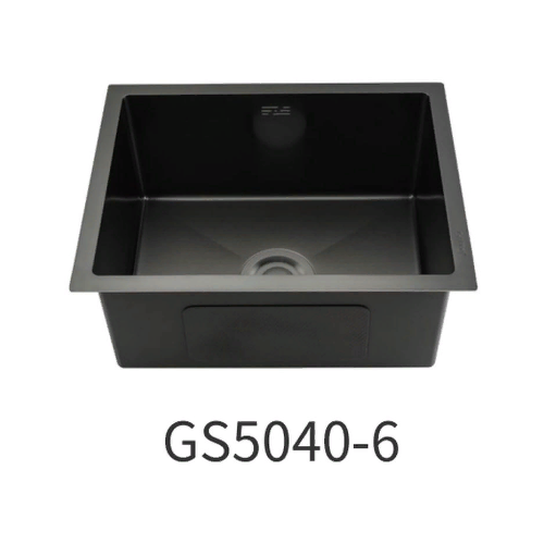 Врезная мойка для кухни Gappo нержавеющая сталь (GS5040) цвет черный