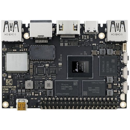 VIM4 ARM Cortex-A73 4-Core + Cortex-A53 4-Core Amlogic A311D2 2.2GHz 8+32GB cojxu e104 bt54s 2 40 2 48ghz bluenrg s355mc bluetooth 5 1 soc module ttl level output arm cortex m0 32 bit core processor