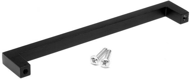 Ручка скоба SQUARE CAPPIO, алюминий, м/о 160 мм, цвет черный - фотография № 6