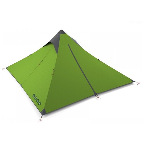 палатка 1 2 sale 4 мест 215 100 90см 215 h 170 2 сл нейлон 210t 3000pu HUSKY SAWAJ 2 TREK палатка (зеленый)