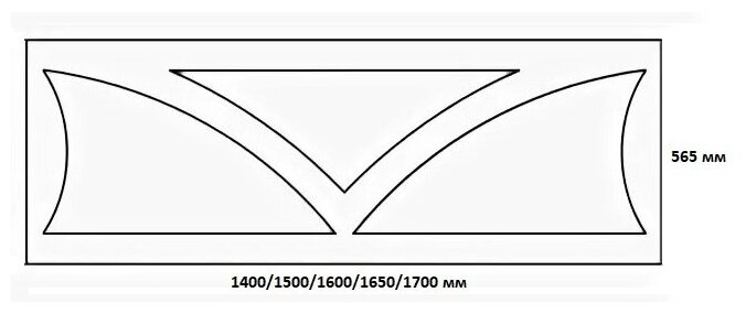 Панель фронтальная ELEGANCE / CLASSIC / Modern 170