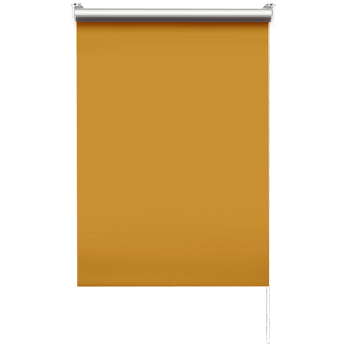 фото Штора рулонная блэкаут 60x175 см жёлтая нет бренда
