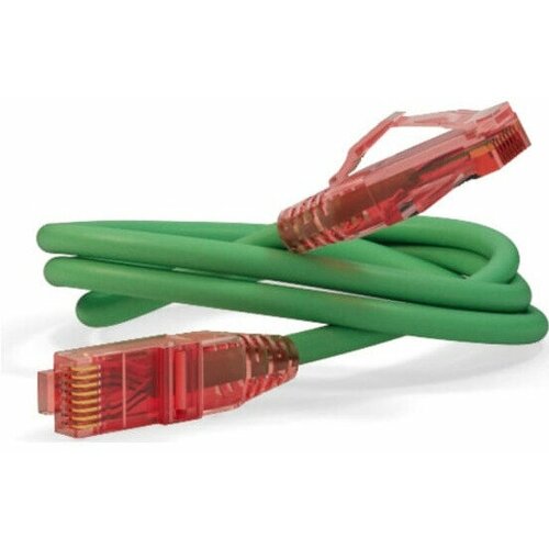 Патч-корд Hyperline PC-LPM-UTP-RJ45-RJ45-C5e-0.3M-LSZH-GN PC-LPM-UTP-RJ45-RJ45-C5E-0.3M UTP кабель витая пара патч корд hyperline pc lpm utp rj45 rj45 c5e 3m lszh gn 3 0m