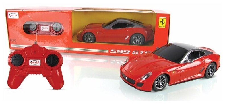 Машина р/у Rastar 1:24 Ferrari 599 GTO, красный (46400R)